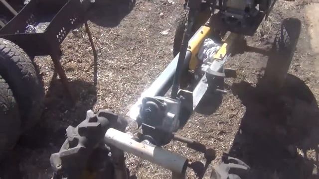 Минитрактор из рамы мото блока УРАЛ №2 смотреть онлайн