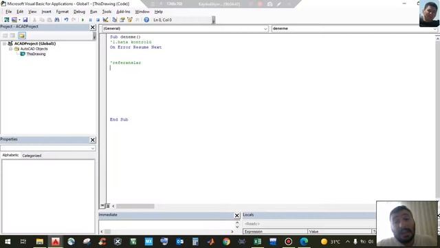 Autocad vba egitim -2 (değişkenler, referanslar, hata denetimi) смотреть онлайн
