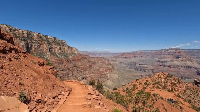 Hiking ARIZONA : South Kaibab Trail To Cedar Ridge | Grand Canyon National Park | 4K смотреть онлайн