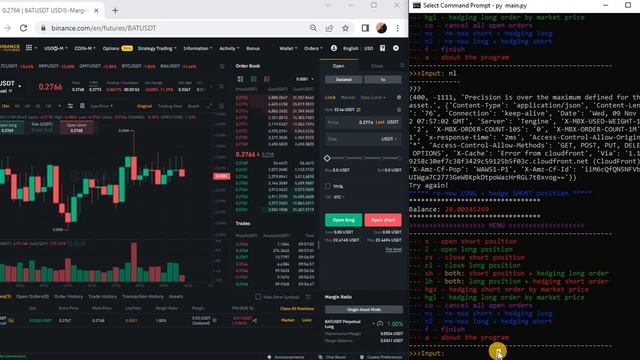 Python Binance Futures Market Trader | Update смотреть онлайн