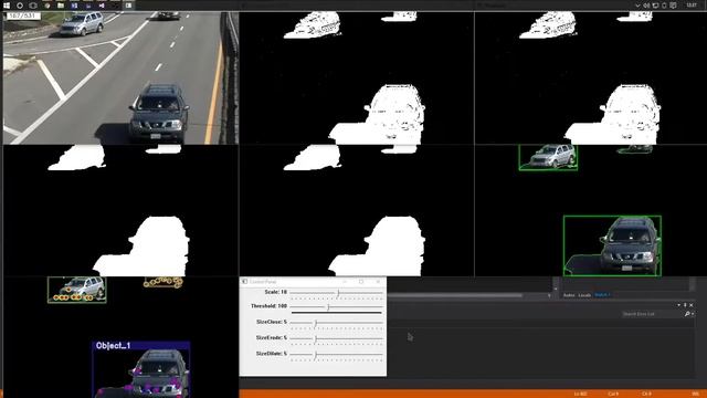 Object tracking from a static perspective (C++, OpenCV) смотреть онлайн