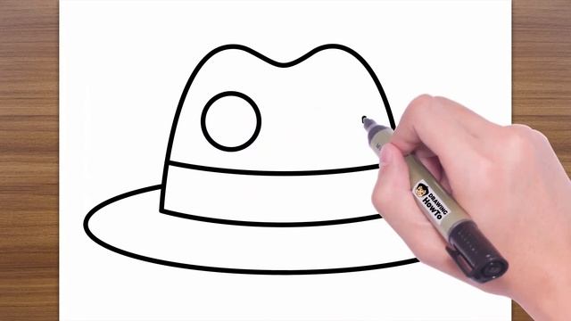 Hat Drawing Lesson | How To Draw a #Hat Easy? смотреть онлайн
