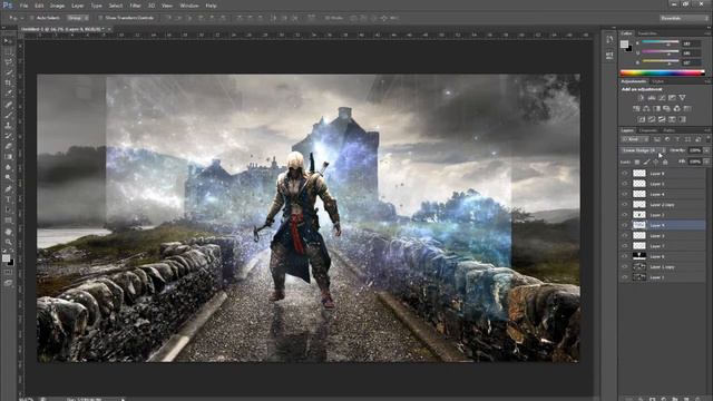 assassin's creed - Speed art (#Photoshop) | HyperTech смотреть онлайн