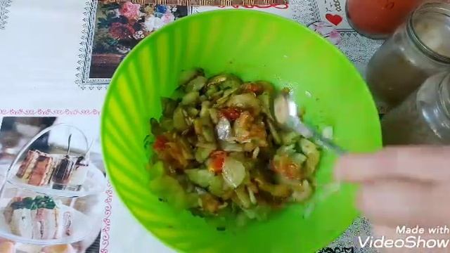 САЛАТ ИЗ ОГУРЦОВ.ВЕЧА.БЫСТРО,ВКУСНО,ПОЛЕЗНО.