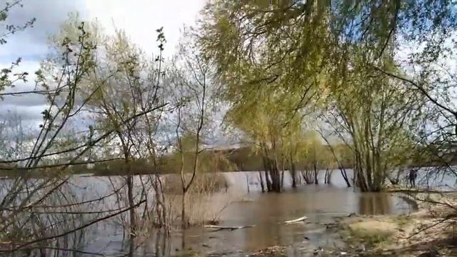 Стрелка Москвы-реки и Оки (половодье, май-2021) смотреть онлайн