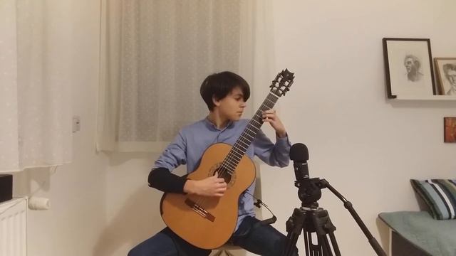 Pleven Guitar Fest 2020 The winner in 2A group Gînscă-Nistea Nichita plays Joaquín Turina смотреть онлайн