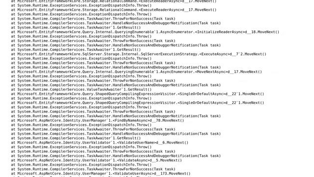 Databases: .net core 3.1 SQL server gives invalid operation for async calls смотреть онлайн