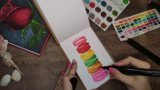 Как рисовать десерт маркерами. Подробный урок рисования маркерами смотреть онлайн