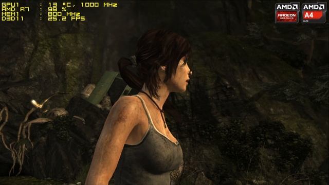 Tomb Raider Benchmark on AMD A-Series APU RICHLAND A4-6300 AND AMD RADEON HD 8370D смотреть онлайн