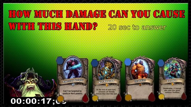 [Hearthstone] Curse of Naxxramas Quiz #1 смотреть онлайн