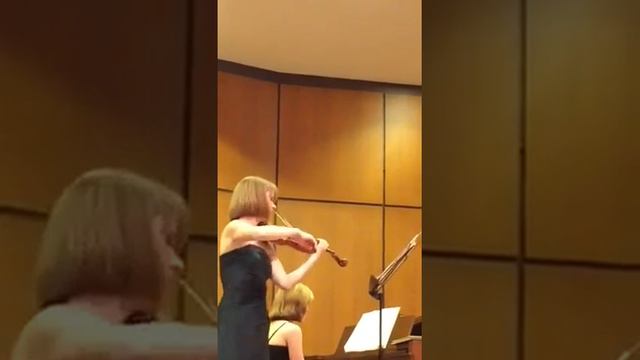 Tatiana&Yulia Orlova  C.Franck Sonata For Violin And Piano 4 Movement Excerpt