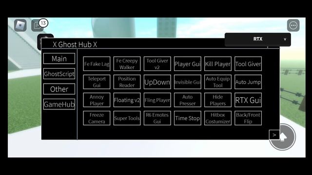 NEW! Ghost Hub - Roblox Useful Universal Script Hub For Mobile Showcase! смотреть онлайн