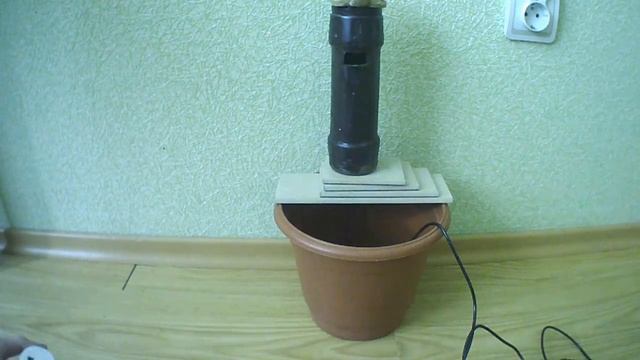 Работа водяного насоса 30W 12V в фонтанчике (ИНДИЙСКАЯ БАШЕНКА) смотреть онлайн