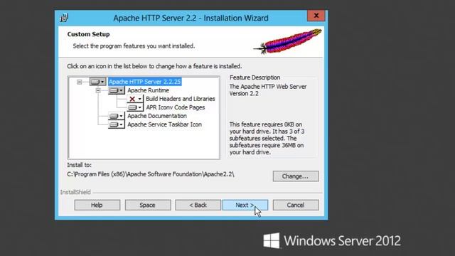 Apache Installing onto Windows Server 2012 смотреть онлайн