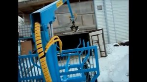 Манипулятор для мини трактора самодельный.