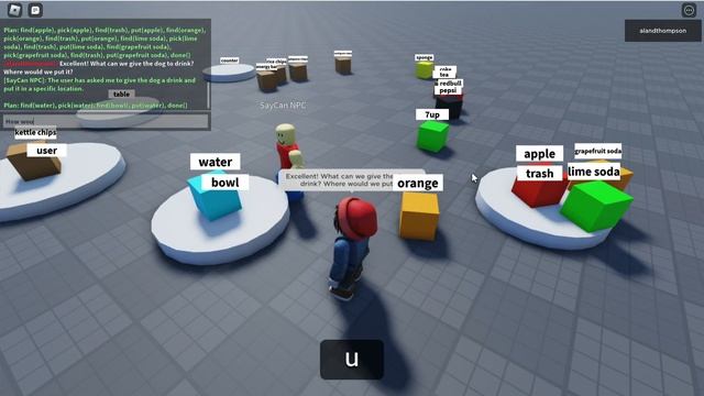 First look - GPT-3 in Roblox - Emulating the functionality of Google SayCan - by James Weaver, IBM смотреть онлайн