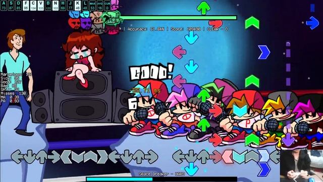 [FNF]2 shaggy and matt 6BF and...GAMEPAD /space breaker 12 keys clear with gamepad!!!!! смотреть онлайн