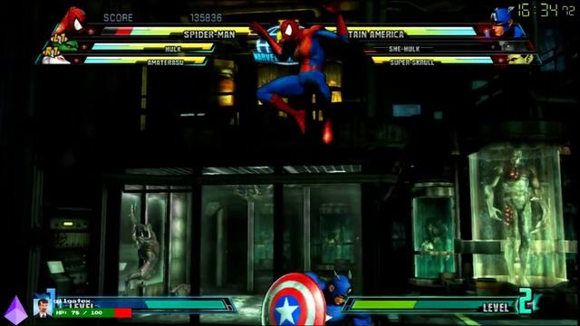 Marvel Vs. Capcom 3: Fate of Two Worlds (PS3) - Full Playthrough смотреть онлайн