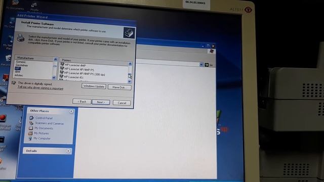 Cara add printer di Win XP utk HP Laserjet yg terkoneksi di LAN смотреть онлайн