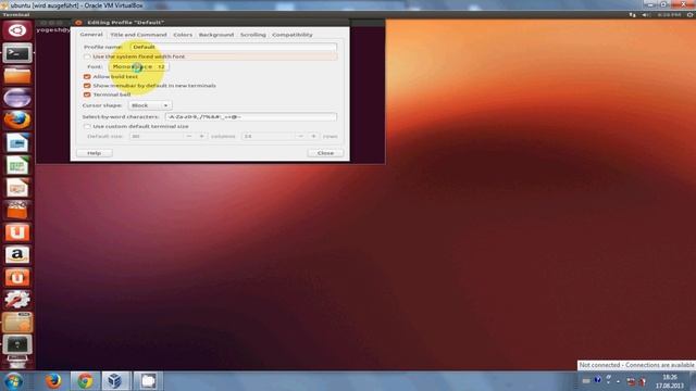 How to change Terminal Font size in Ubuntu смотреть онлайн