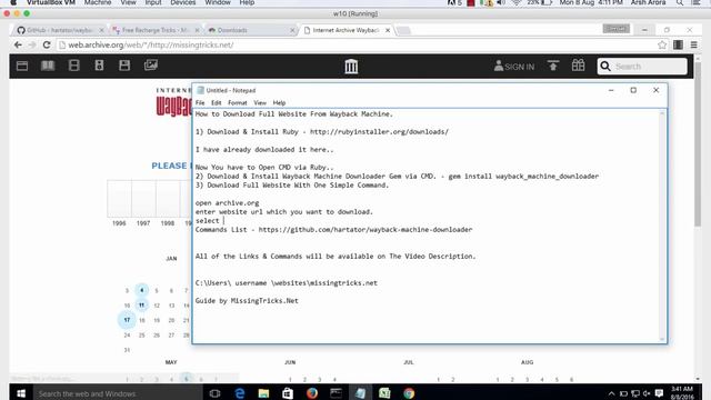 How to Download Website from Wayback Machine смотреть онлайн
