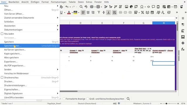 Kahoot! Import von Fragen aus Excel oder LibreOffice Calc смотреть онлайн