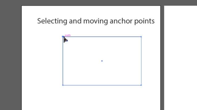 How to select and move ANCHOR POINTS in Adobe Illustrator using the DIRECT SELECTION tool смотреть онлайн