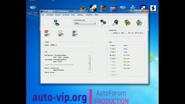 Tango Key programmer FLY.auto-vip.org смотреть онлайн