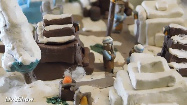 Обзор деревни из пустыни и снежной тайги MINECRAFT 1.14 смотреть онлайн