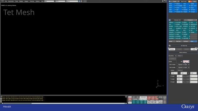Oasys PRIMER - Mesh modifications tools смотреть онлайн