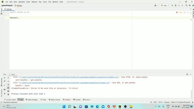 Import a CSV file in pycharm using pandas|| python program || #Tamil || #VJ Solutions 2.0 смотреть онлайн