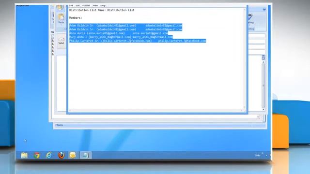 Export Distribution List to .csv file on Microsoft® Outlook 2007 смотреть онлайн