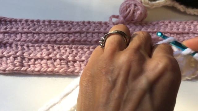 Тёплая повязка коса крючком смотреть онлайн