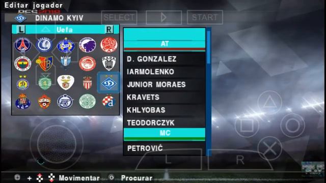 PES 2018 {PPSSPP & PSP} COM BRASILEIRÃO E NOVAS CHUTEIRAS E GRAMADO COM GRAFICOS EM HD COM UNIFORME