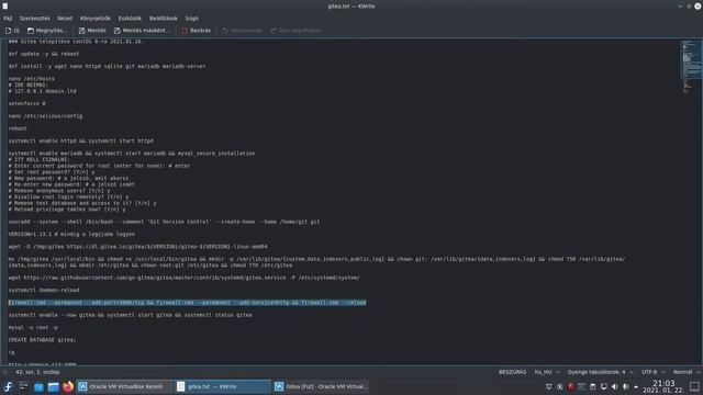 Gitea telepítése CentOS 8-ra смотреть онлайн