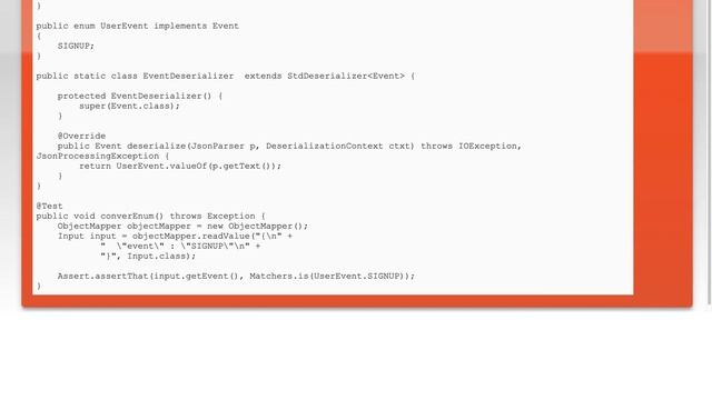 Jackson - Deserialize Interface to enum смотреть онлайн
