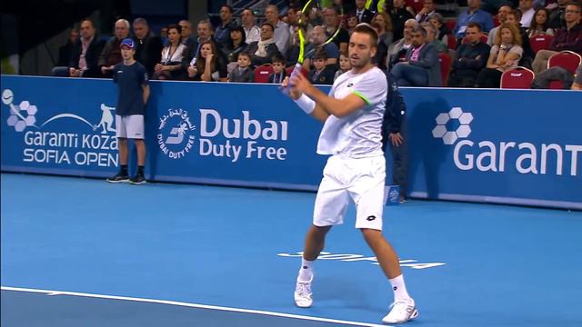 Sofia Open - Slow Motion from Bautista Agut and Viktor Troicki during the singles final смотреть онлайн