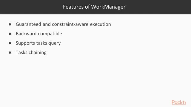 Android Jetpack Architecture Components: Why WorkManager? | packtpub.com смотреть онлайн