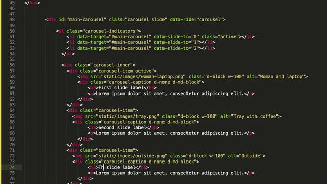 045 Creating a landing page смотреть онлайн