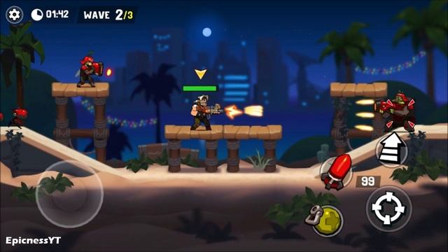Bombastic Brothers - ACT 1 BOSS FIGHT - Daily mission - Gameplay Walkthrough Part 1 (iOS, Android) смотреть онлайн