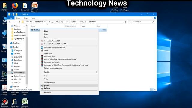 how to install mathtype in word 2016,2013,2010,2007 [Easy install ] смотреть онлайн