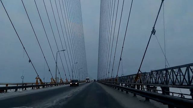 Мост через р. Обь, г. Сургут смотреть онлайн