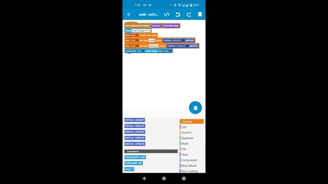 How to Send signup data to firebase| Sketchware Free Tutorial. смотреть онлайн
