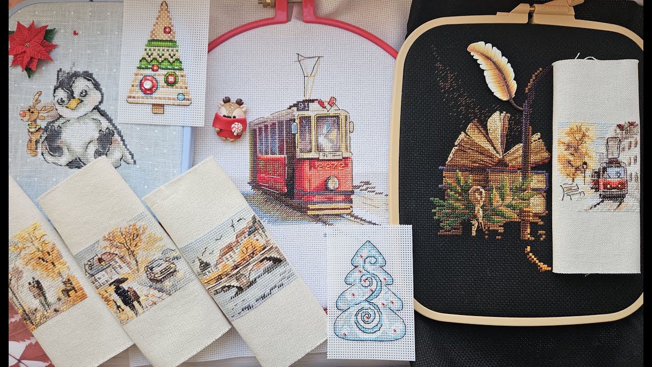 18. ГОТОВЫЕ работы, СТАРТЫ и продвижения. Планы на ЗИМУ. Как я ВЫШИВАЮ на РАВНОМЕРКЕ. #crossstitch