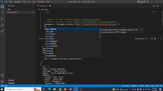3 - API - use php for your first api смотреть онлайн