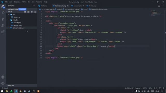 Criando CRUD em PHP usando PDO #01 - Create (Insert) смотреть онлайн