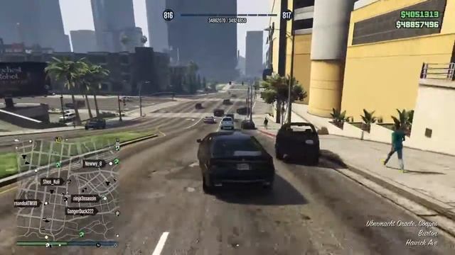 GTA Online PS4 - Close (Bumper) Shave. Ubermacht Oracle. Drift? смотреть онлайн