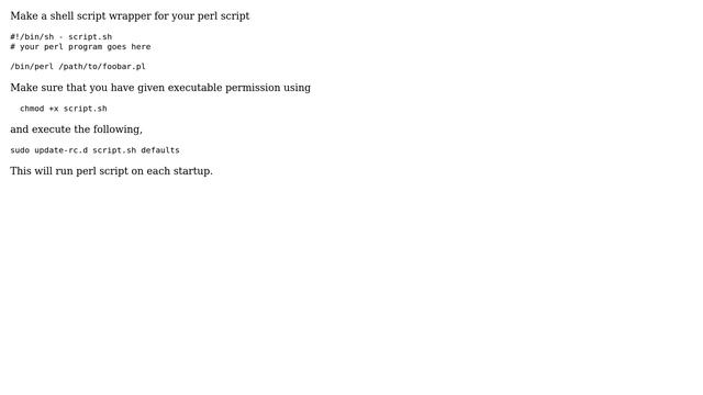 How can I run a Perl script automatically after a Ubuntu server has booted up? (2 Solutions!!) смотреть онлайн
