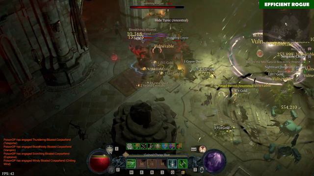 [DIABLO 4] TIER 100 NM WITH RAIN OF ARROWS ROGUE (SEASON 2 SPEEDFARM GAMEPLAY) смотреть онлайн