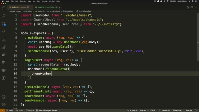 Building APIs for Fullstack WhatsApp Clone | NodeJS | Whatsapp Clone - Part 3 смотреть онлайн